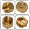 Everflow 1/2" Flare End Cap Pipe Fitting; Brass F40-12